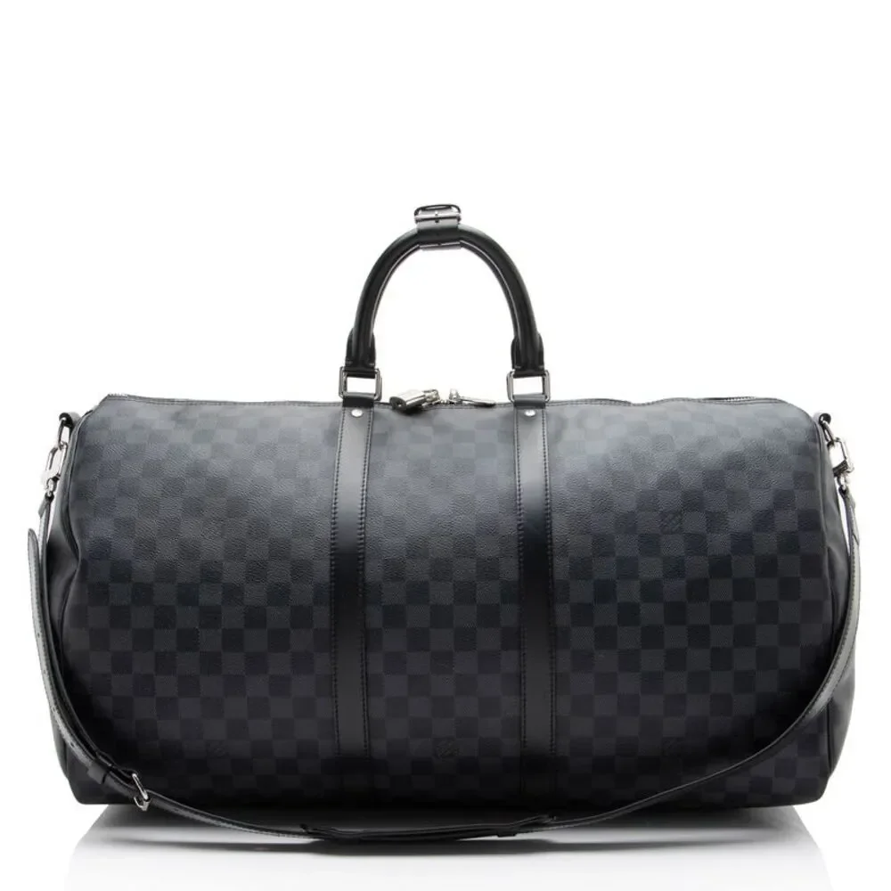 Louis Vuitton Damier Graphite Keepall Bandouliere 55 Duffle